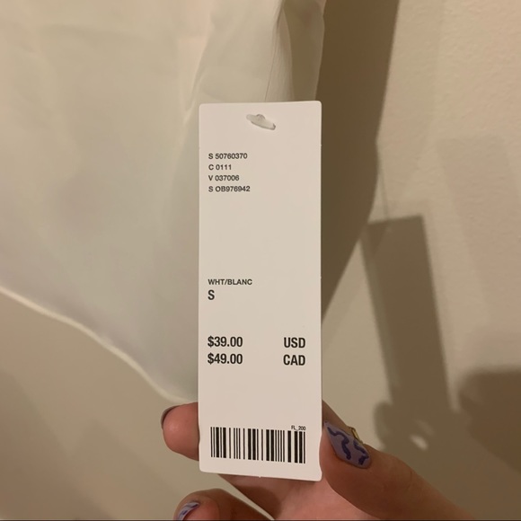 URBAN OUTFITTERS WHITE STRAPPY BACK CAMI (ADRIANA) - Picture 2 of 9